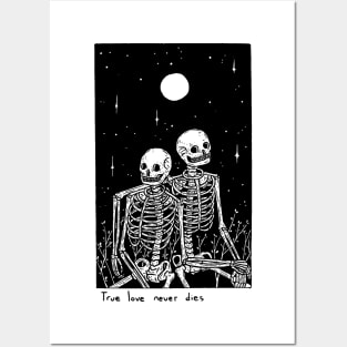 true love never dies Posters and Art